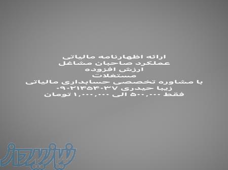 ارائه اظهار نامه مالیاتی 