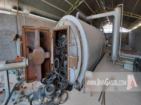 پیرولیز لاستیک و پلاستیک به گازوئیل 09120130778 