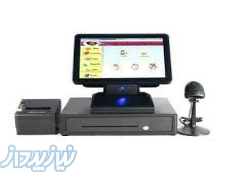 صندوق فروشگاهی هایپر بارکدخوان میز چک اوت متحرک 