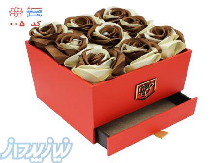 جعبه گل سورپرایز - رنگ قرمز - کد 005 
