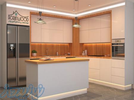 کابینت های گلاس سفید 