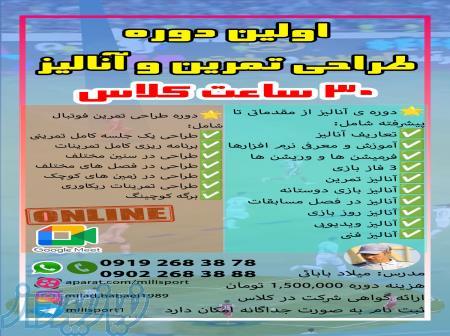 دوره آنالیز و طراحی تمرین فوتبال 