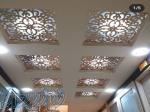 سقف کاذب- تایل های cnc (معرق) و آسمان مجازی سافیت به همراه سازه- تولید، فروش و اجرا 