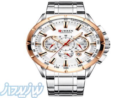 ساعت مچی مردانه کارن مدل 8363 نقره ای-رزگلد (کورن واتچ CURREN WATCH) 