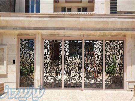 درب اهنی ریلی برش لیزر 