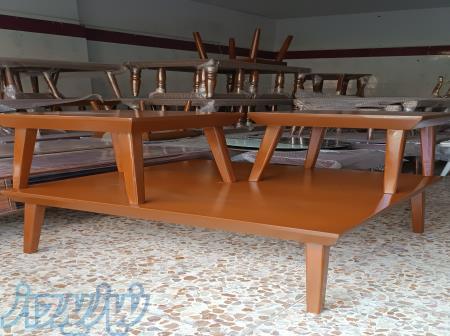میز جلو مبلی و میز عسلی مدل بارکو مربع 