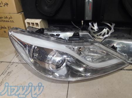 ساخت طلق چراغ جلو وخطر عقب وشفاف سازی چراغ 