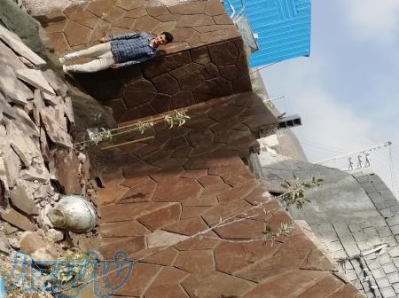 فروش سنگ لاشه  استفاده از سنگ لاشه ورقه ای برای کف سازی 