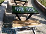 میز شطرنج پارکی _ مبلمان شهری _ وسایل بازی پارکی 