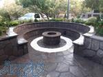 اجرای نمای آتشکده از سنگ لاشه طبیعی 
