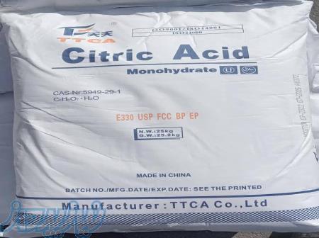 فروش اسید سیتریک خشک و آبدار چینی 