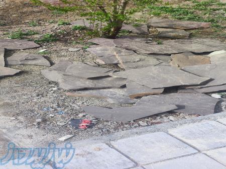 فروش سنگ لاشه ورقه ای برای نصب نما کف  