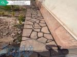 فرو ش سنگ لاشه تاثیر رنگ سنگ لاشه در ظاهر کف حیاط 