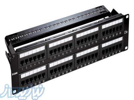 پچ پنل 48 کور شبکه و فیبرنوری 