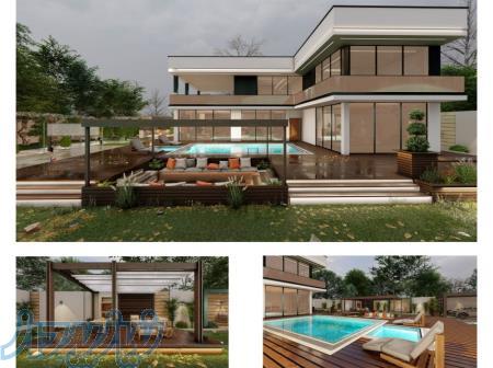 طراحی داخلی، ویلا، محوطه و باغ 