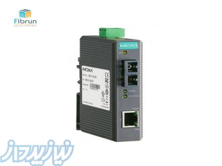 مبدل اترنت به فیبر نوری صنعتی موگزا MOXA IMC-21-M-SC Ethernet to Fiber Converter 