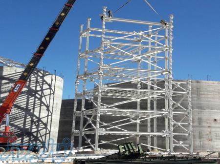 اسکلت فلزی و بتنی