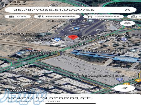 زمین چهاردیواری ۱۴۸۵ متر سند تک برگ دستور نقشه 