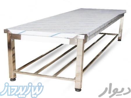 فروش قسطی چکی شرایطی میز کار تمام استیل صنعتی با ورق ضخیم