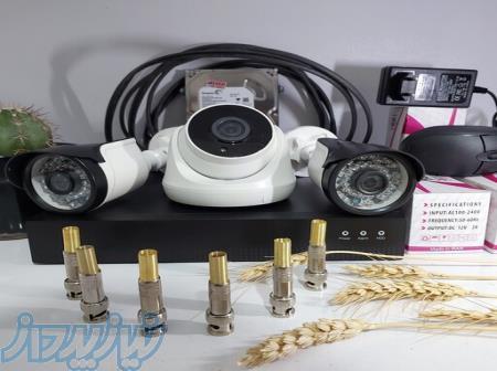 پک کامل دوربین مدار بسته AHD 2mp با 20 متر قدرت دید در شب 