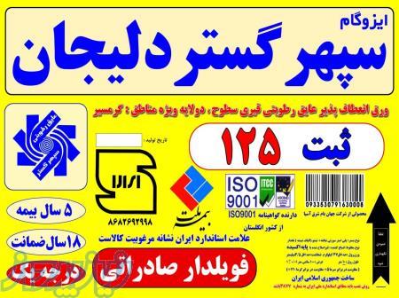 کارخانه قیروایزوگام سپهرگستر دلیجان ثبت125 