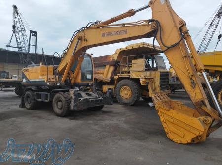 فروش بیل مکانیکی 210 هیوندا لاستیکی موجود