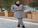 مانتو اداری فلورا یقه ایستاده آستر دار کد 339