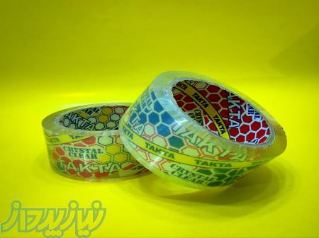 نوار چسب 5 سانتی کریستالی تکتا
