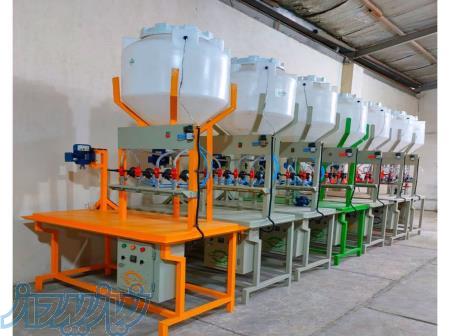 پرکن مایعات رقیق و غلیظ ۴ نازله با دربند مخزن 