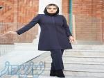 مانتو اداری فیونا سه دکمه مخفی آستر دار کد 351