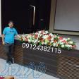 گل آرایی سالن همایش،سمینار، اتاق کنفرانس ، میز اتاق جلسه با گلها و گیاهان مصنوعی