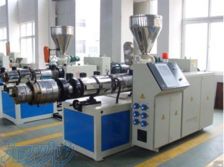 خط تولید گرانول پی وی سی، اکسترودر کونیکال pvc 