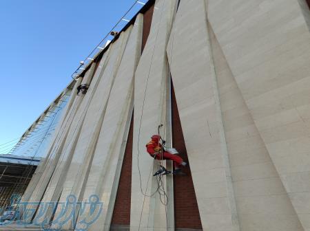 راپل پیچ ورولپلاک نما شستشوی نما برقکاری نما کار در ارتفاع بدون داربست 