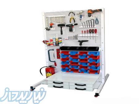 استند فروشگاهی و کارگاهی دو طرفه 