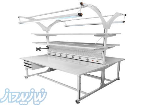 میز کار دوطرفه مناسب جهت نصب در وسط اتاق یا سالن 