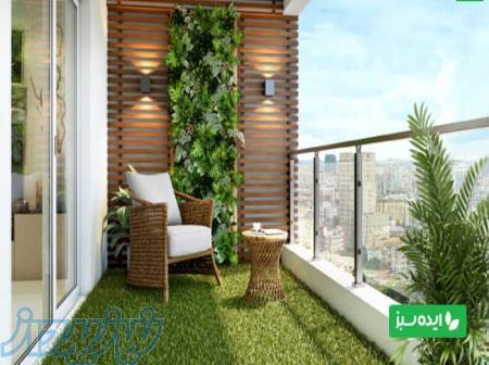 طراحی و اجرای تراس سبز