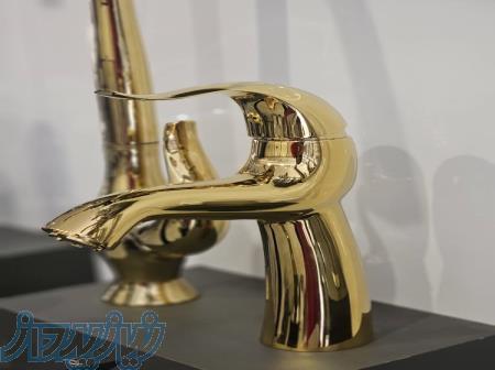 شیر روشویی اکتاو طلایی برند راسان 