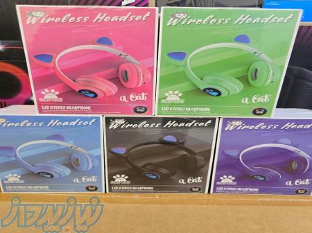 هدست بلوتوثی گربه ای مدل mz023 