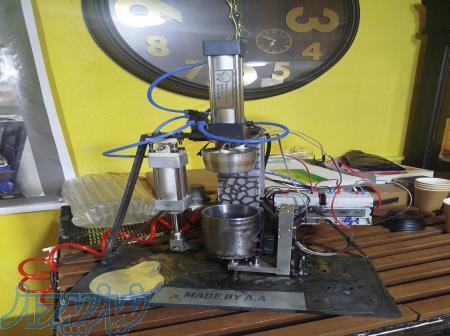 دستگاه پلمپ لیوان کاغذی با فویل 