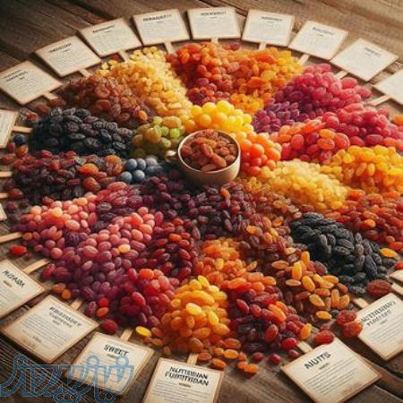 تامین و فروشنده عمده انواع کشمش 