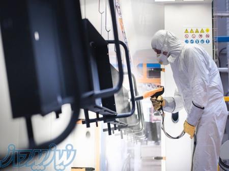 رنگ پودری تهران بنیانگذارخدمت الکترواستاتیک درایران 