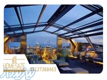 اجرای سقف روف گاردن برقی و ساده 