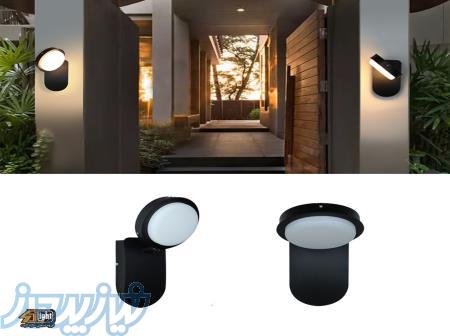 چراغ دیواری دکوراتیو متحرک ضد آب سازه لایت کد 802