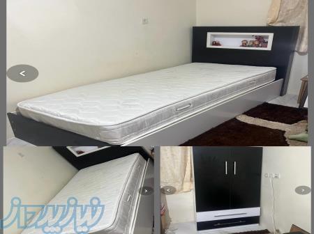 تخت خواب و کمد و تشک   