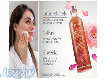 تونر صورت رز و هیالورونیک اسید دیپ هایدریشن فرش 