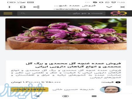 فروش و صادرات غنچه گل محمدی و گیاهان دارویی 