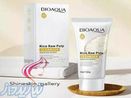 فوم شستشو تیوپی برنج خام بیوآکوا 