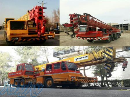 جرثقیل سنگین دکل بلند ۳۰تن ۲۵تن ۲۰تن شبانه روزی 