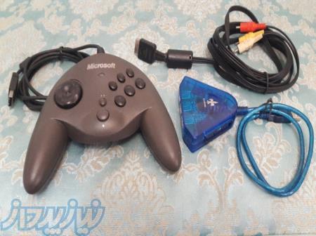 دسته بازی مایکروسافت برای کامپیوتر و لب-تاپ و رابط کابل PS1 