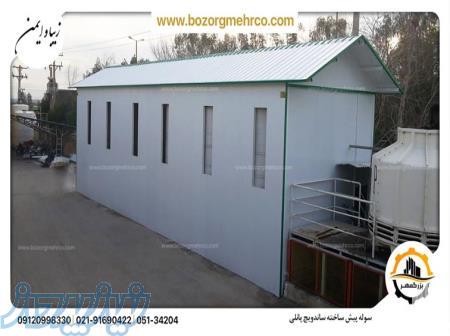 فروش ساندویچ پانل 10 سانتی مناسب برای سردخانه های ثابت و متحرک 